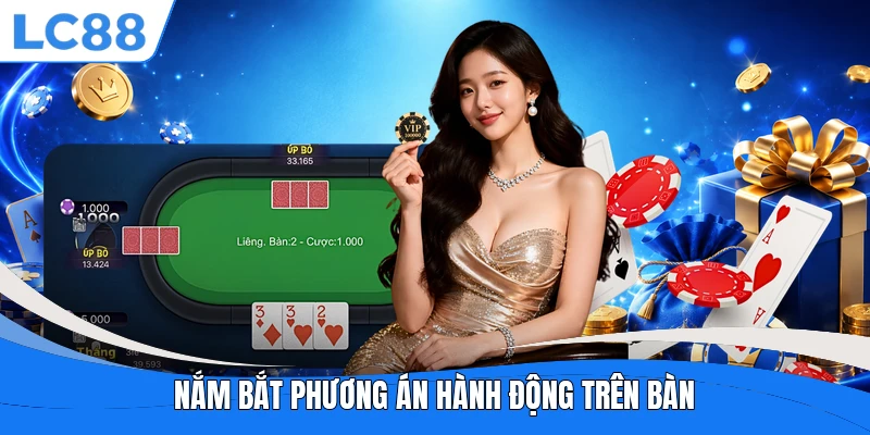 Nắm bắt phương án hành động trên bàn